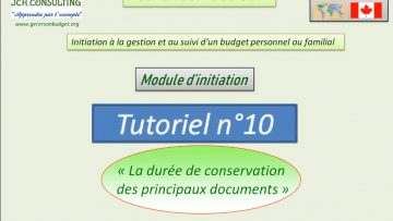 La durée de conservation des documents