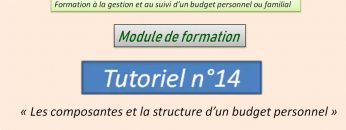 Les composantes et la structure d’un budget personnel