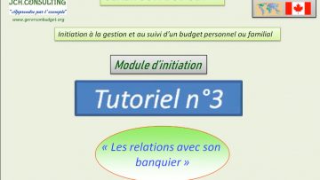 Les relations avec son banquier