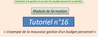 L’exemple de la mauvaise gestion d’un budget personnel