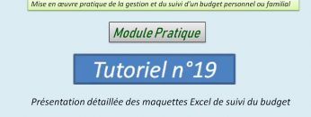 Présentation détaillée des maquettes Excel de gestion et de suivi d’un budget personnel