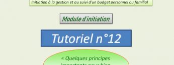 Quelques principes importants pour bien gérer son budget